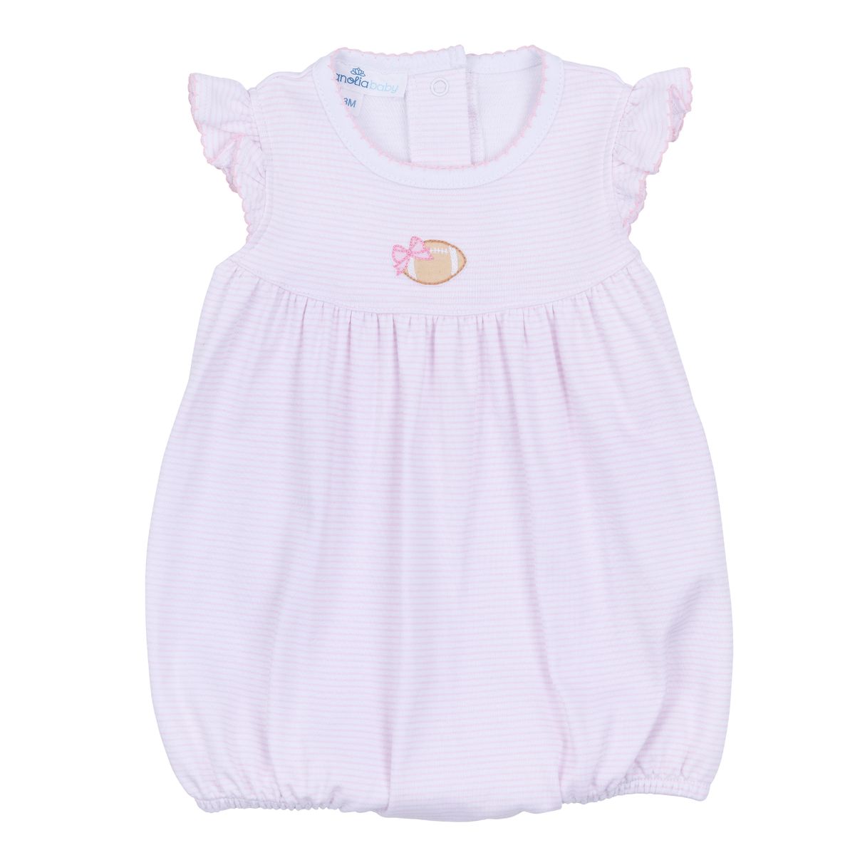 Touchdown Cutie Pink Emb Flutters Bubble
