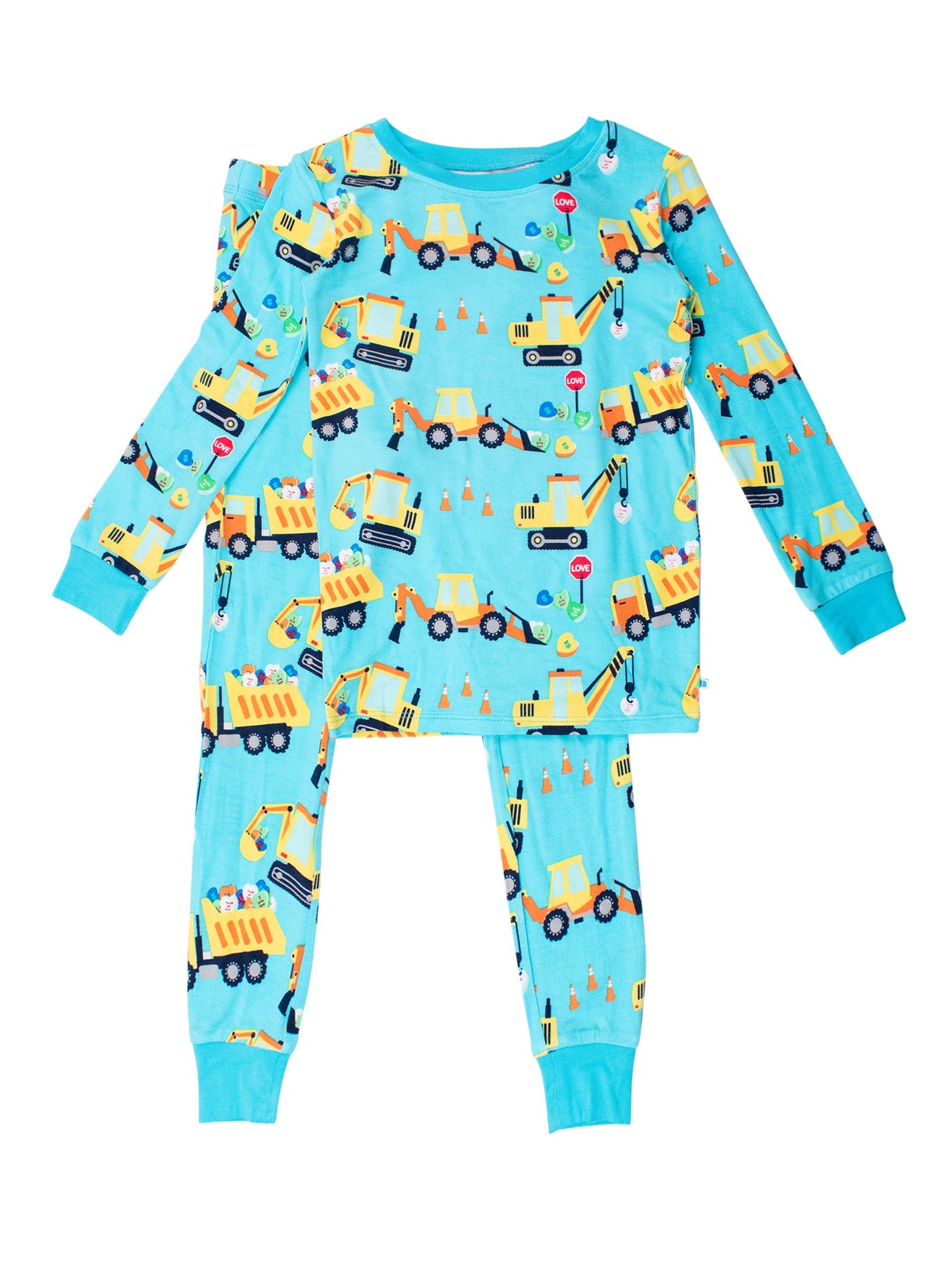 Boys I Dig You Bamboo Viscose Long Sleeve Pajama Set