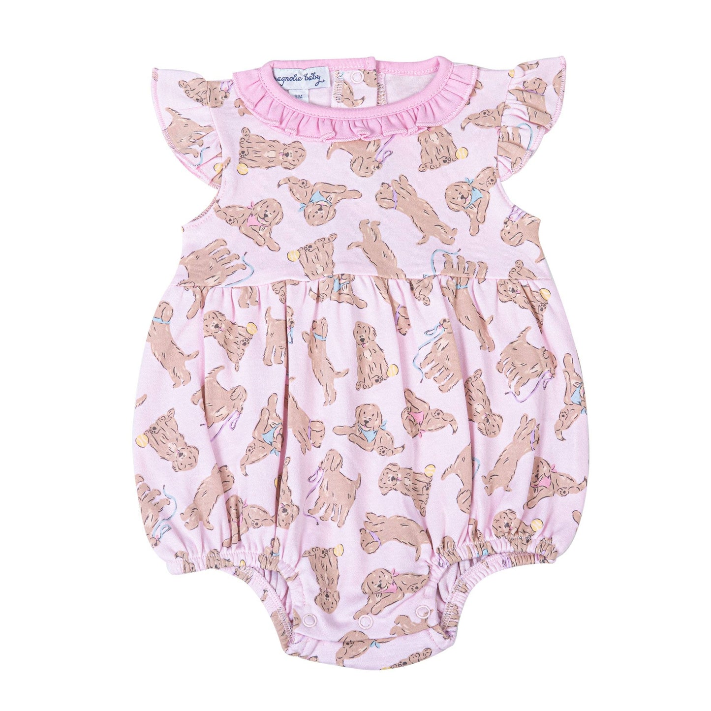Golden Pup Bubble - Pink