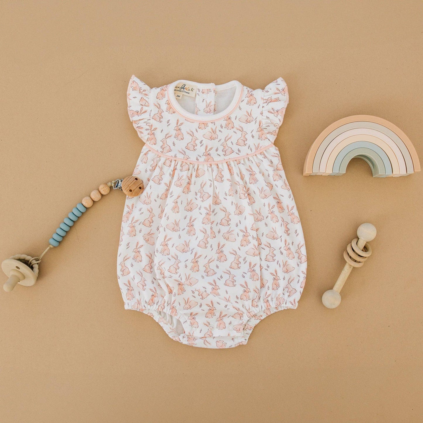 Bunny Patch Bubble - Pink
