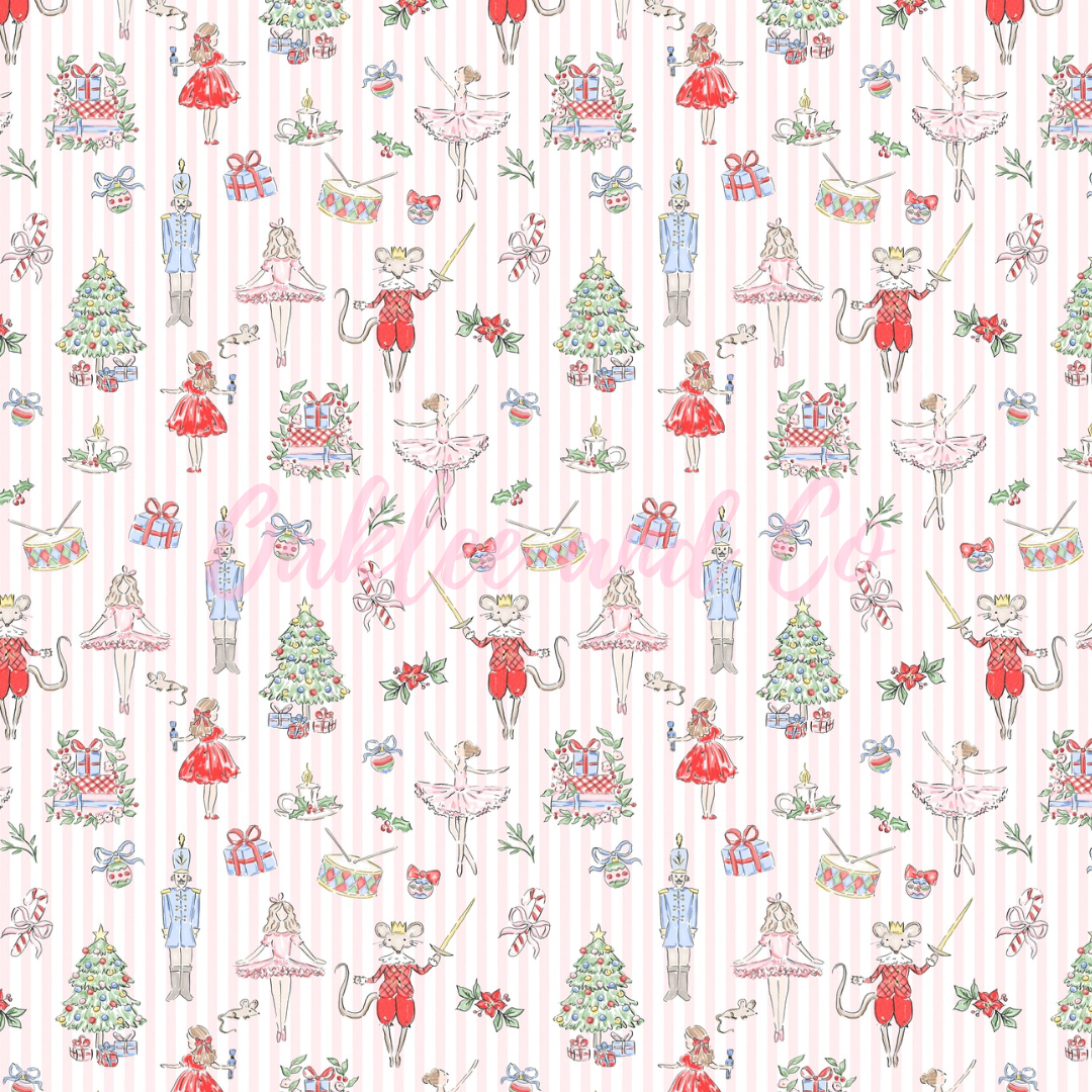 The Nutcracker Noel Ruffle Set - Pink * ETA 09/30