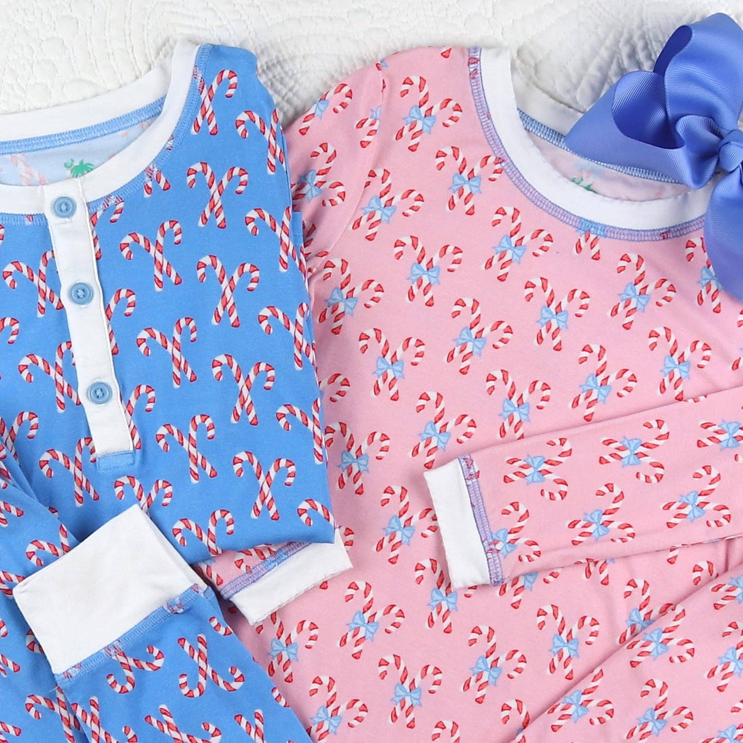 Girls Bamboo Loungewear - Candy Canes