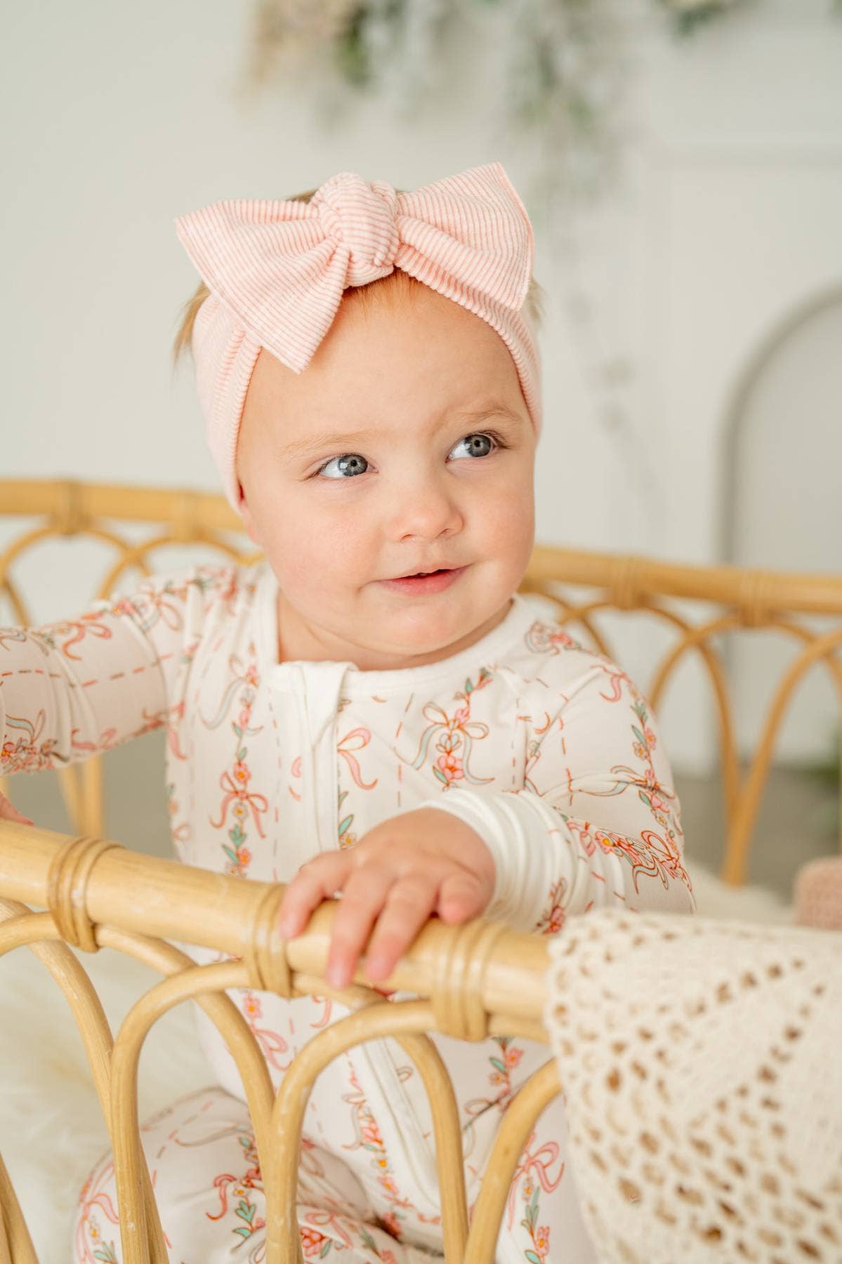 Springtime Floral Garland 🌸🎀 | Kids Convertible Zippy PJ