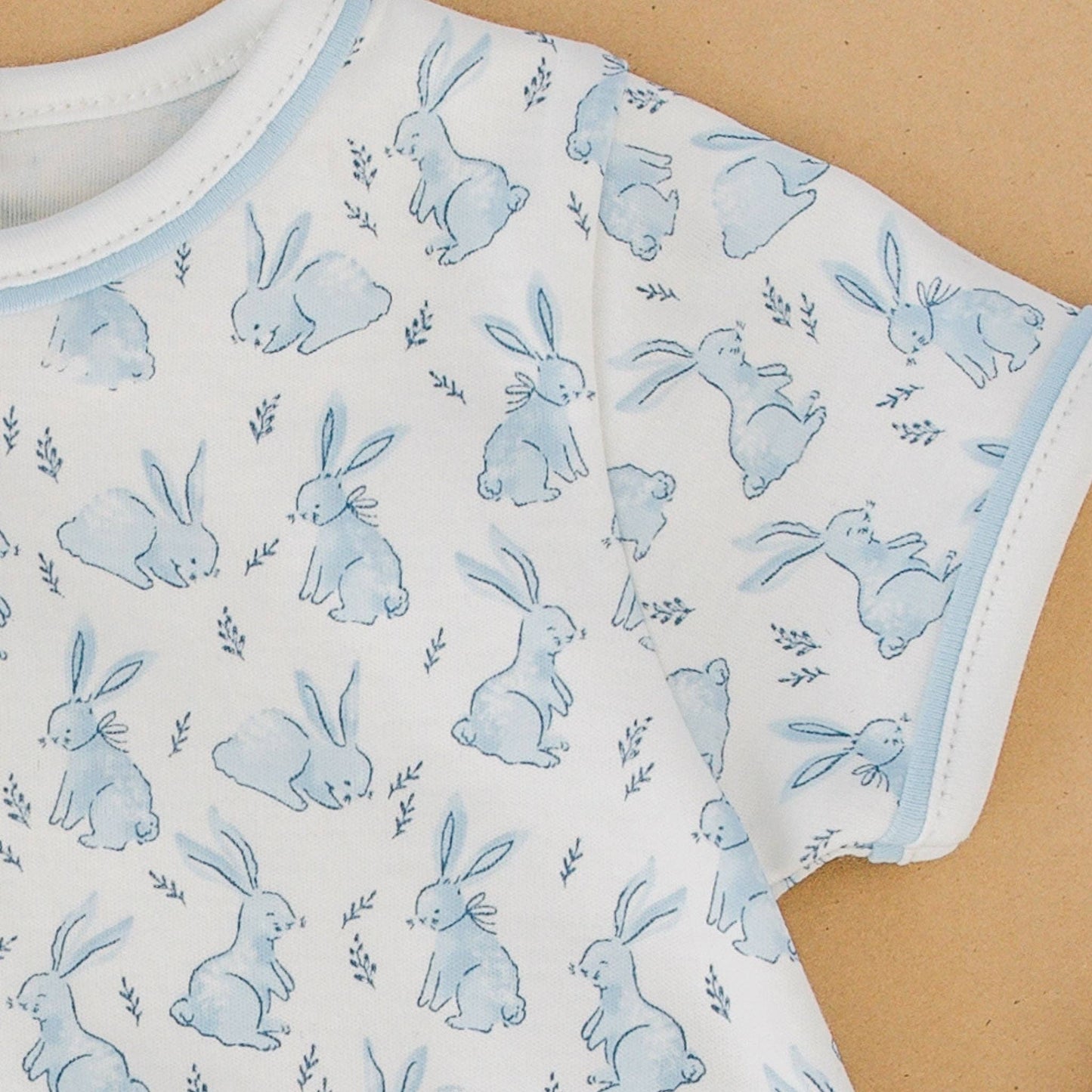 Bunny Patch Bubble - Light Blue