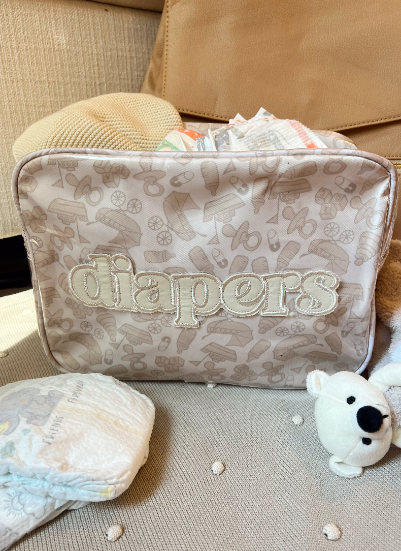 Diapers XL - Clear Coat Bag