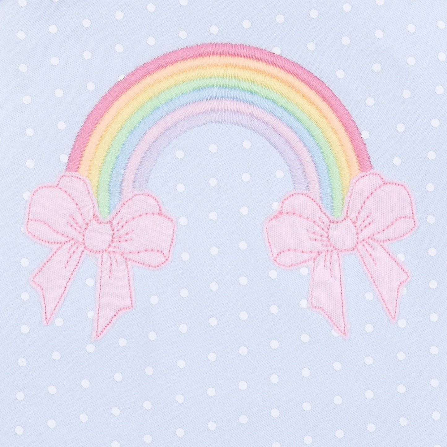Rainbow Wishes Applique Bubble