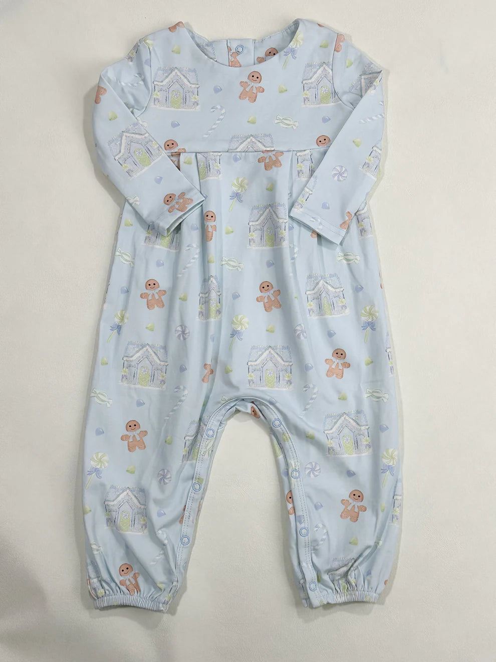 James Romper- Candyland Dreams in Baltic Blue