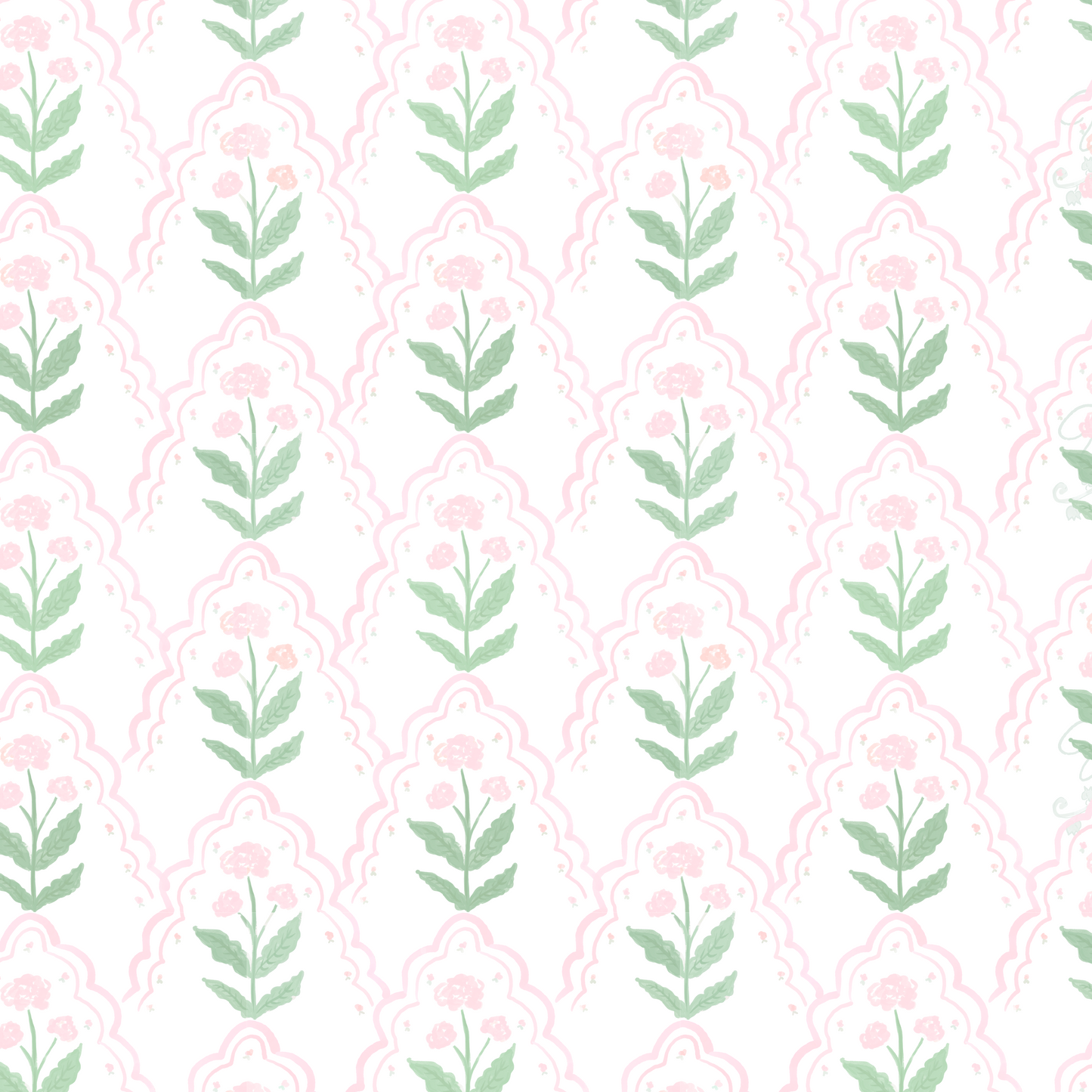 Floral Block Print Sunsuit