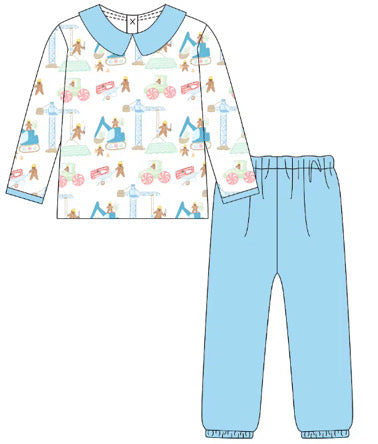Gingerbread Construction Pant Set *PREORDER ETA 10/25 *