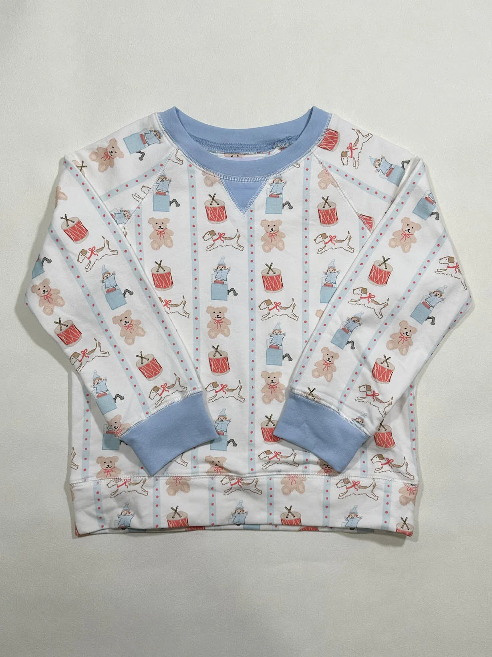Campbell Crewneck- The Toymaker’s Parlor (Brookhaven Blue)