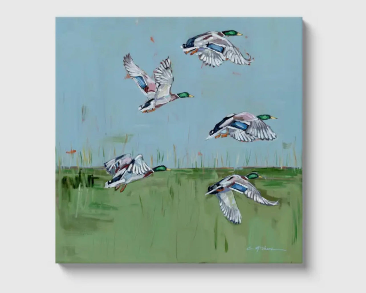 "Marsh Migration" Canvas