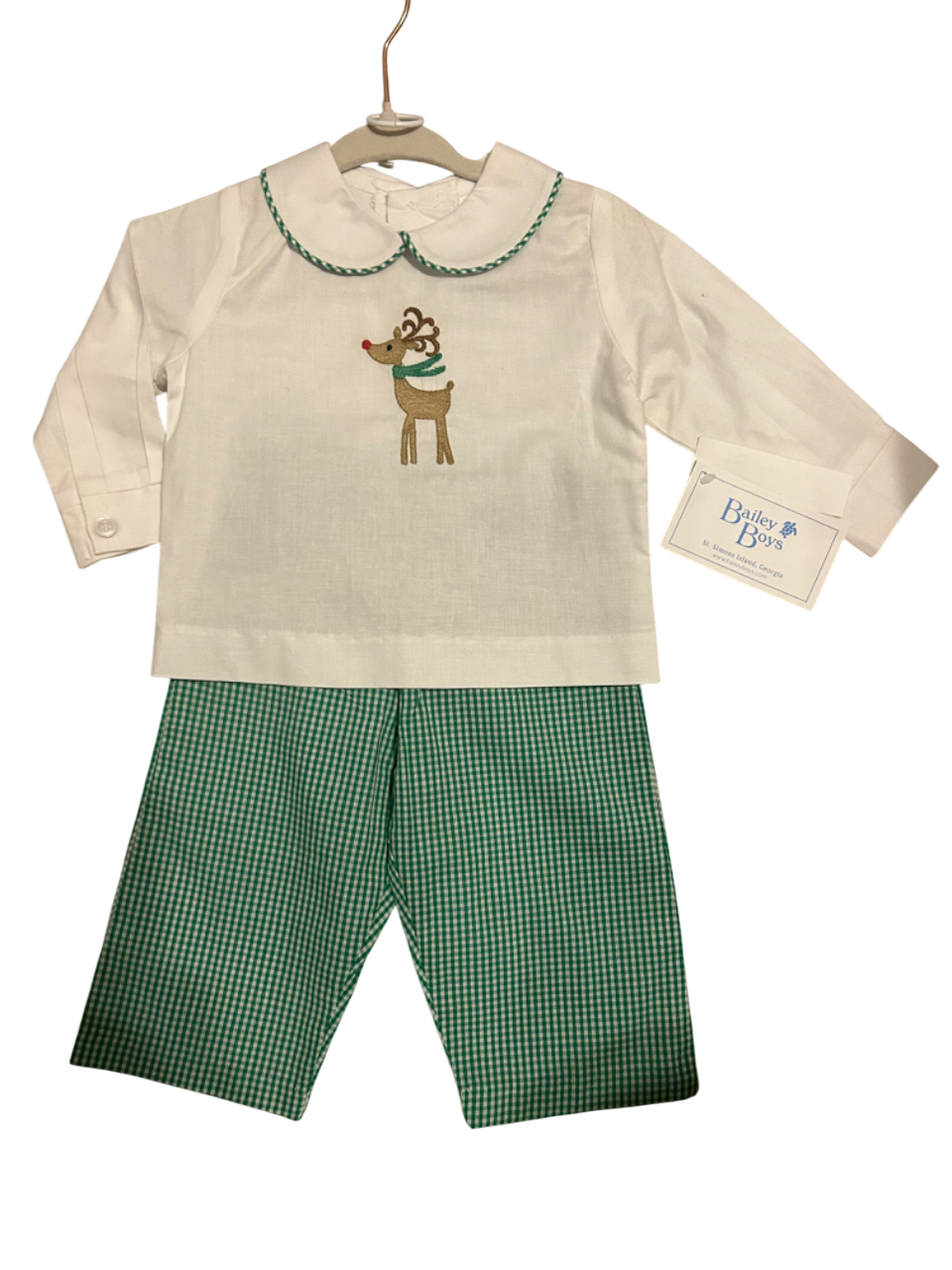 Bailey Boys Reindeer Bloomer Set