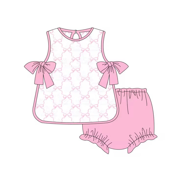 Bow Latice Side Tie Set