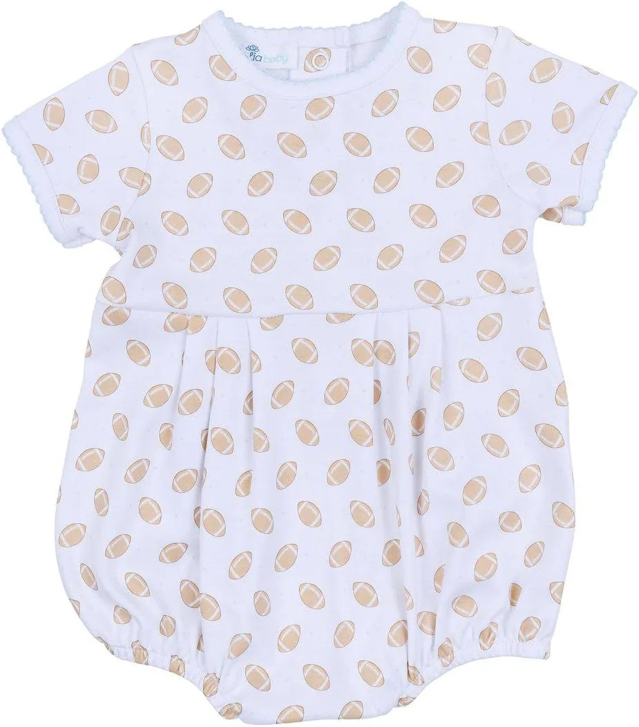 Touchdown Cutie Light Blue Printed S/S Bubble