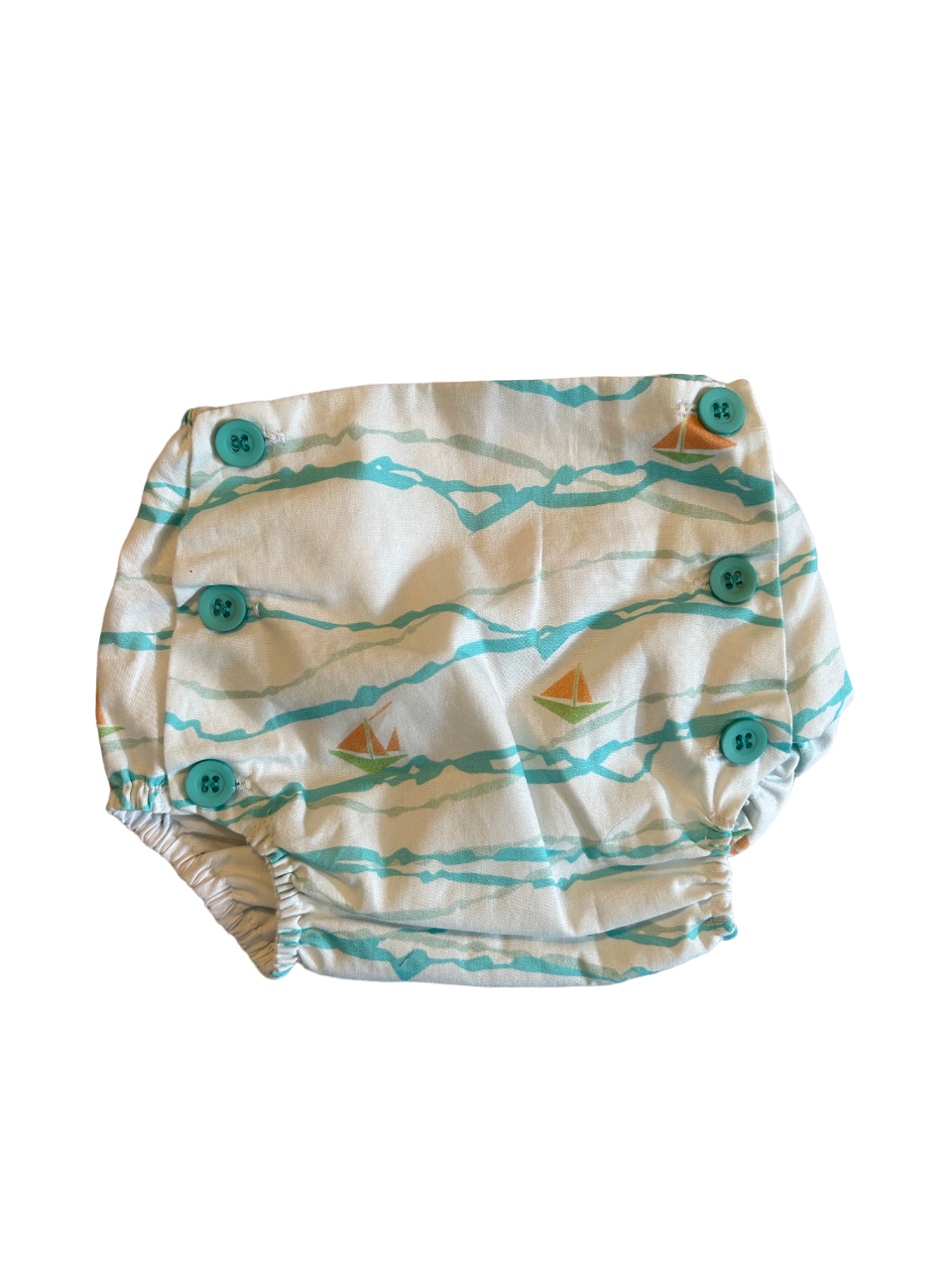 Peggy Green- Sea Salt Sailboat Diaper Cover