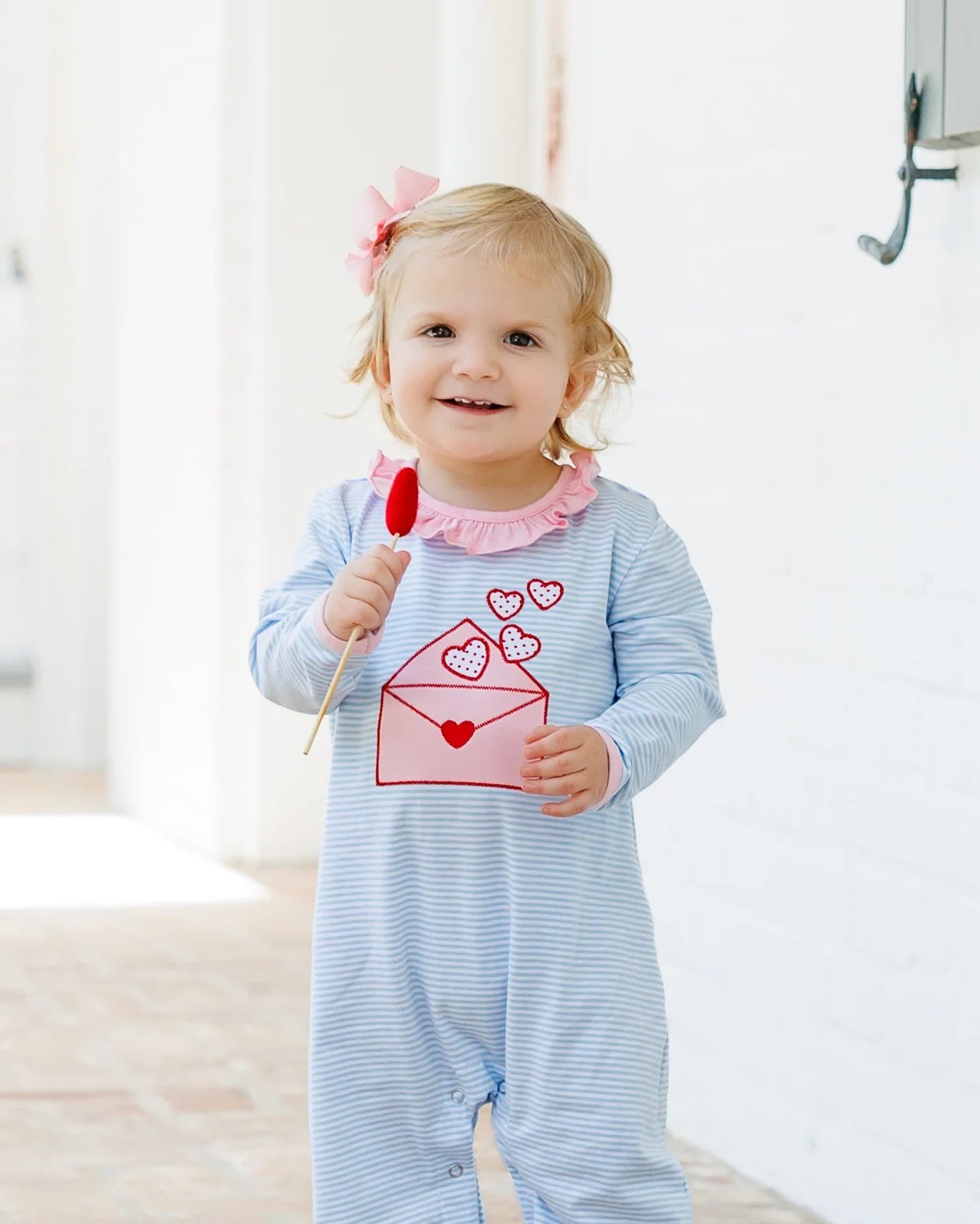 Love Letters Ruffle Romper