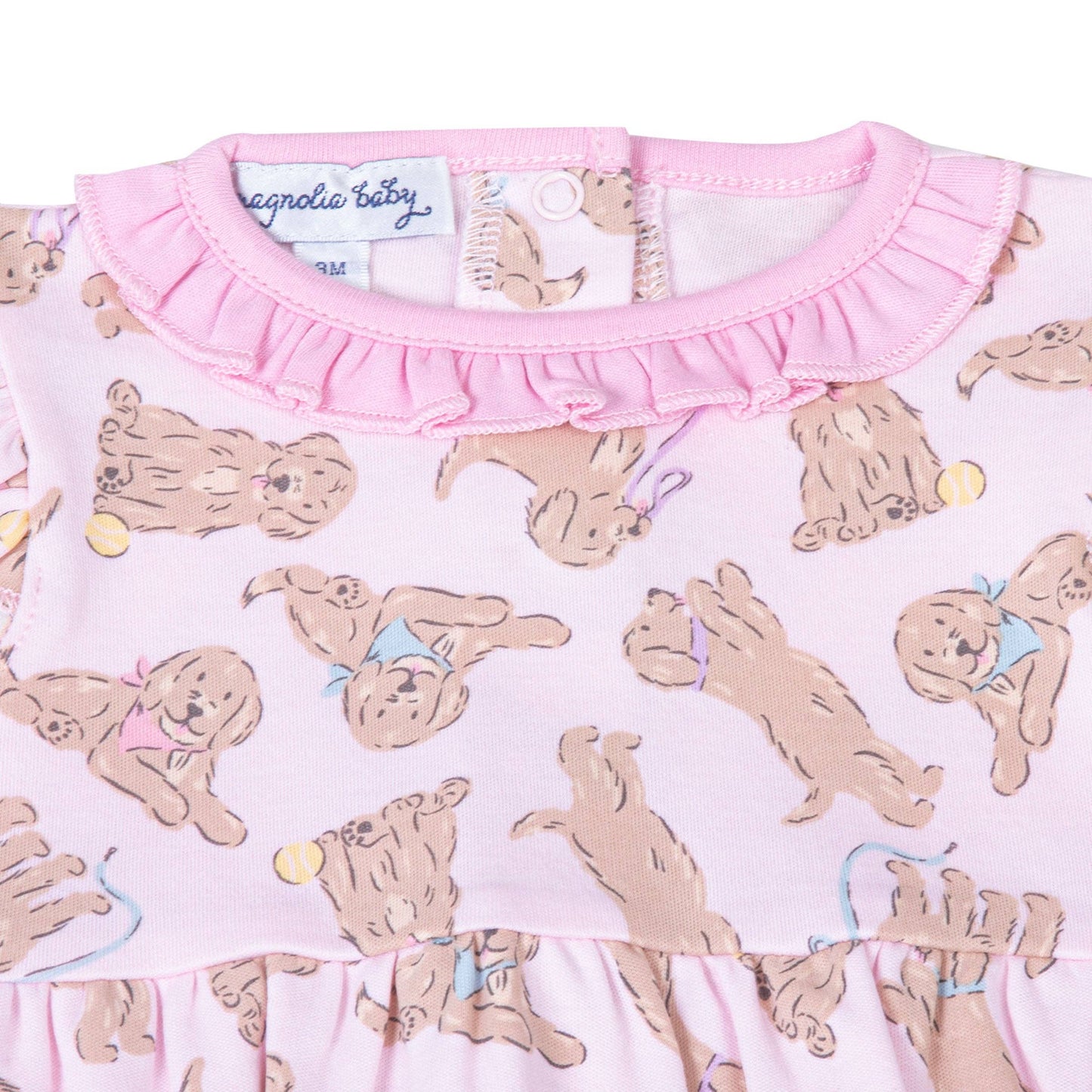 Golden Pup Bubble - Pink