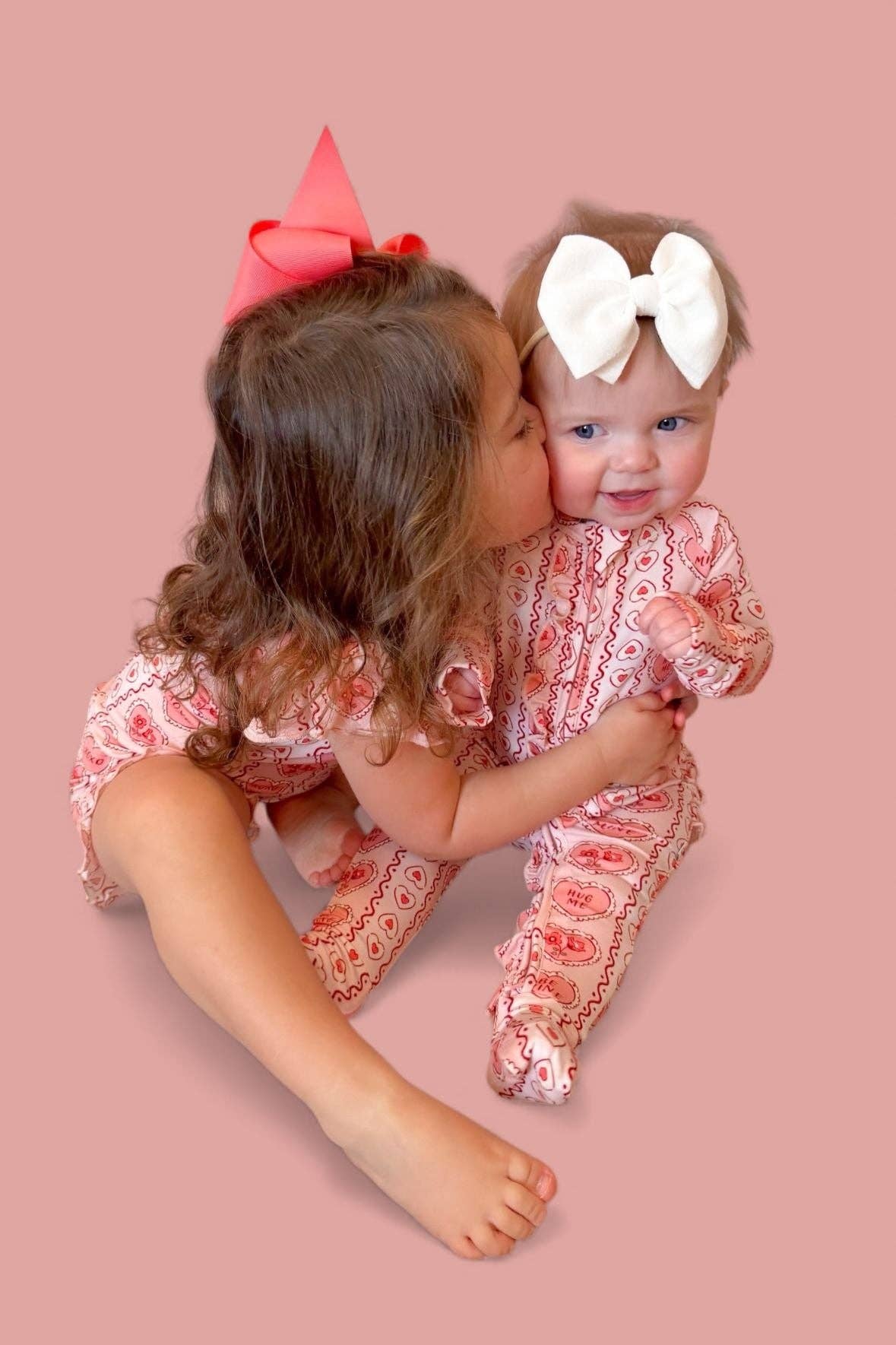 CANDY HEARTS DREAM RUFFLE ROMPER