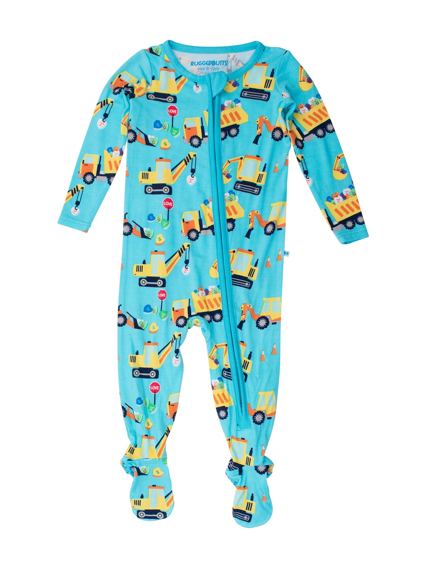 Baby Boys I Dig You Bamboo Viscose Footed One Piece Pajama