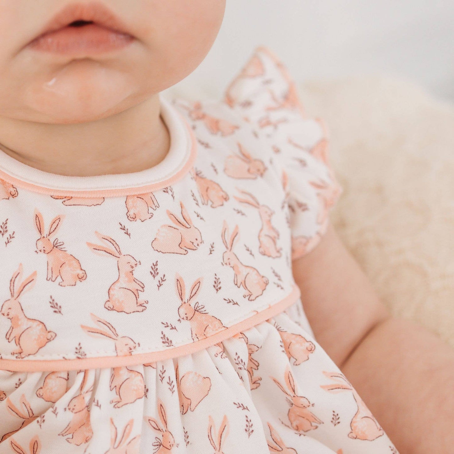 Bunny Patch Bubble - Pink