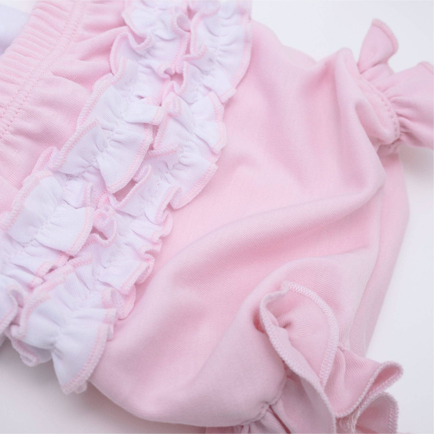 Hazel Smocked Diaper Cover Set - Pink