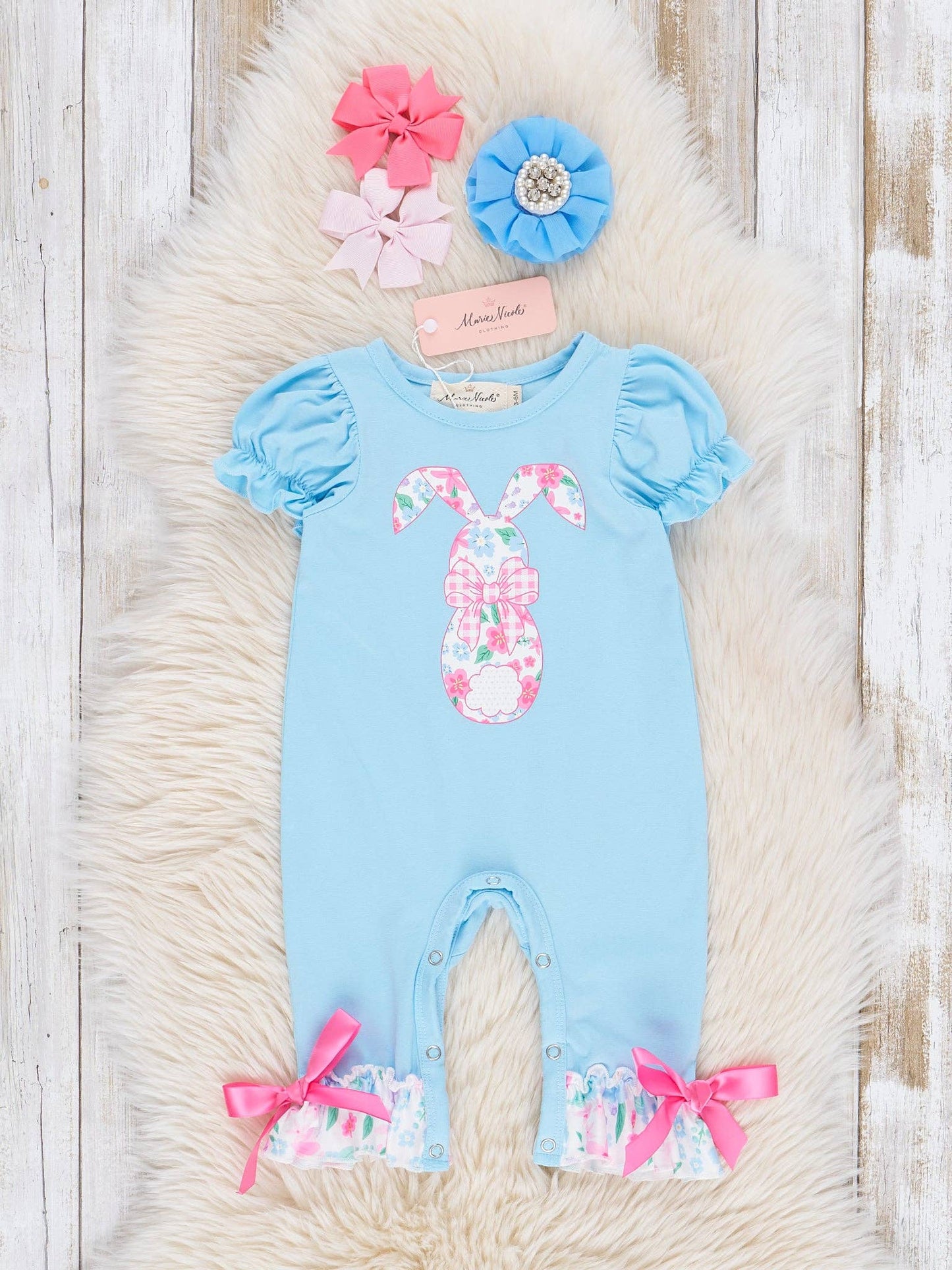 Bright Buttercups Bunny Romper