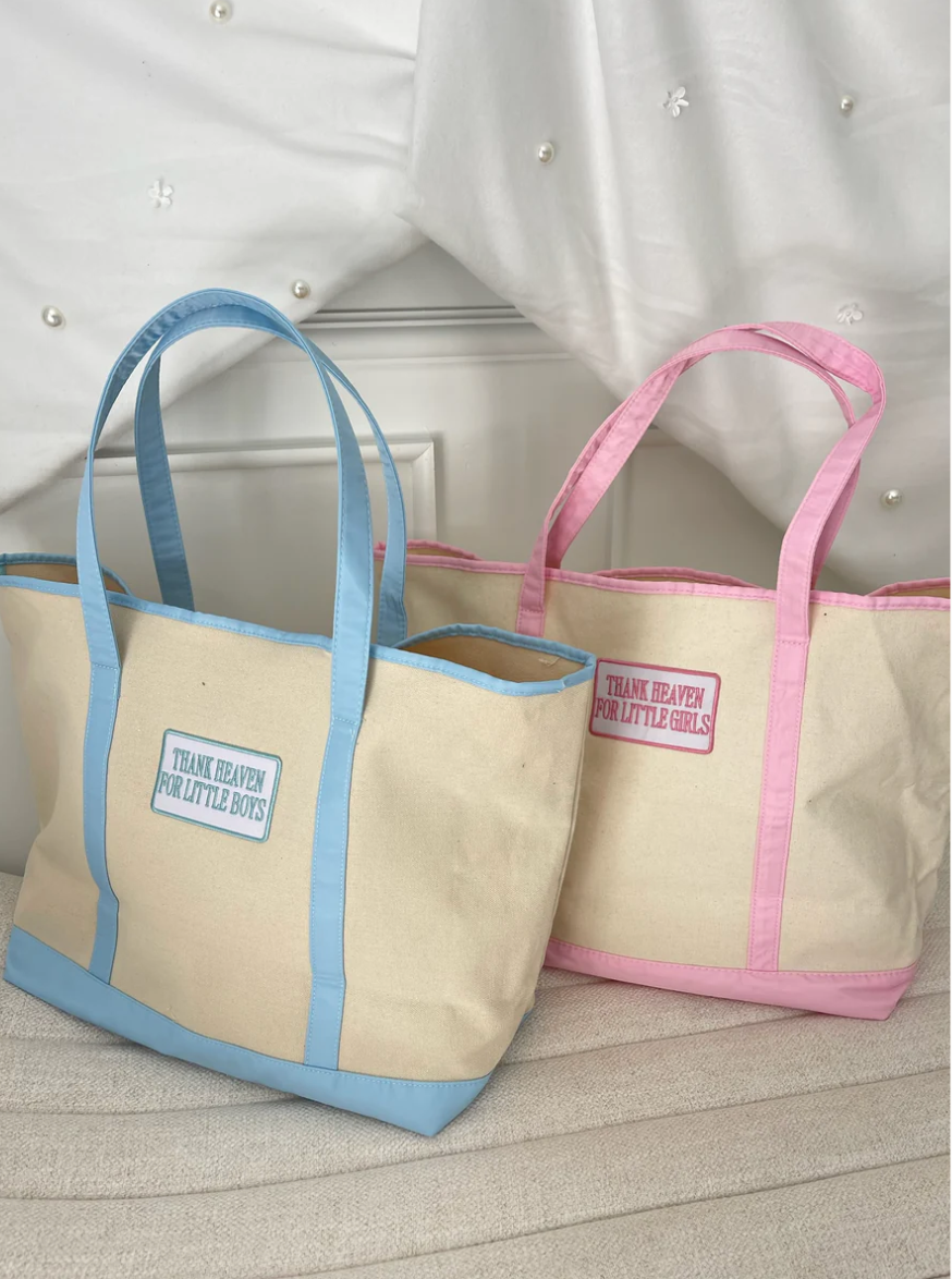 Thank Heaven - Canvas Boat Tote