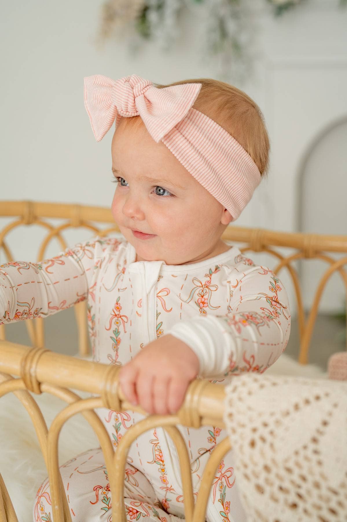Springtime Floral Garland 🌸🎀 | Kids Convertible Zippy PJ