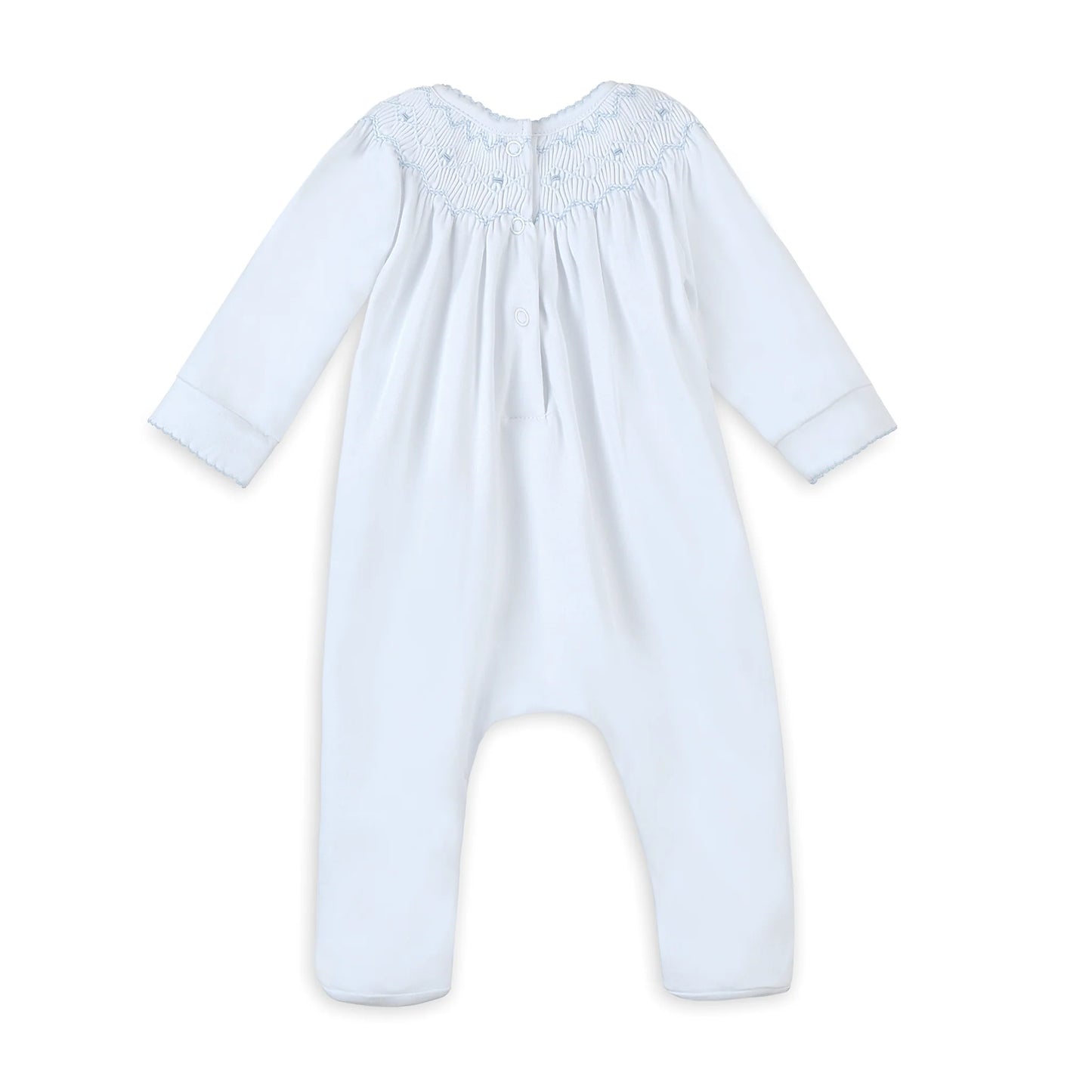 Landon's Classics Bishop Footie - Light Blue