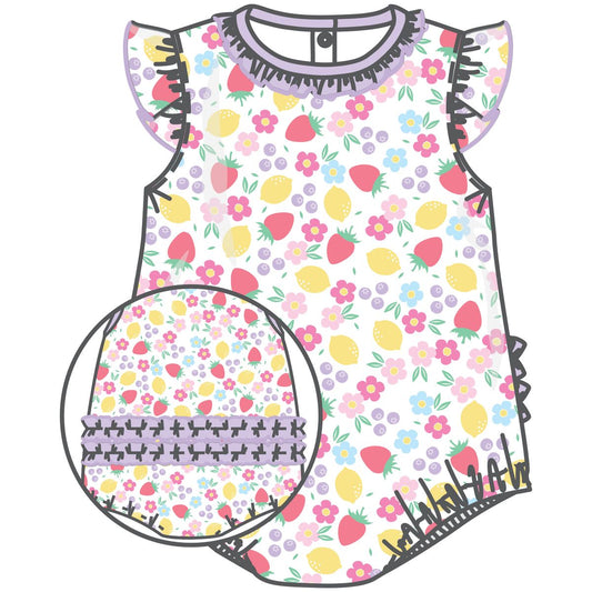 Fruity Fun Lilac Ruffle Flutters Bubble