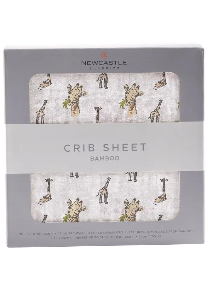 Hungry Giraffe Crib Sheets