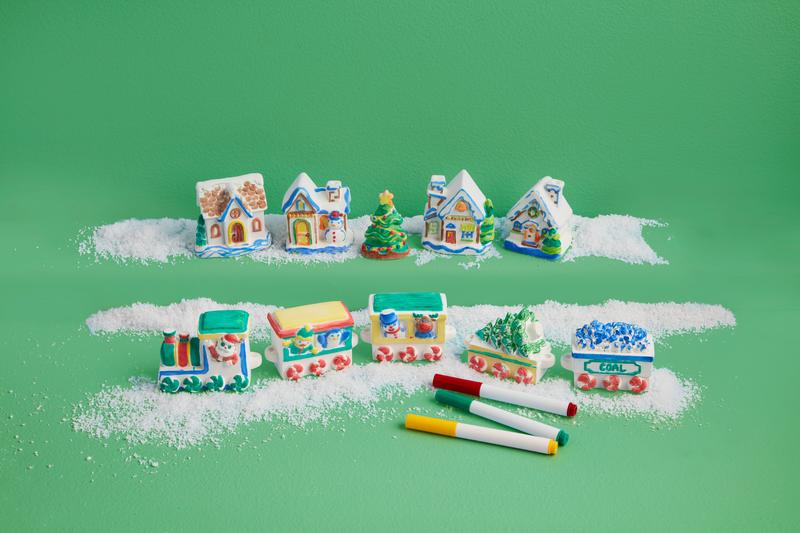 Christmas Color Me Train Set