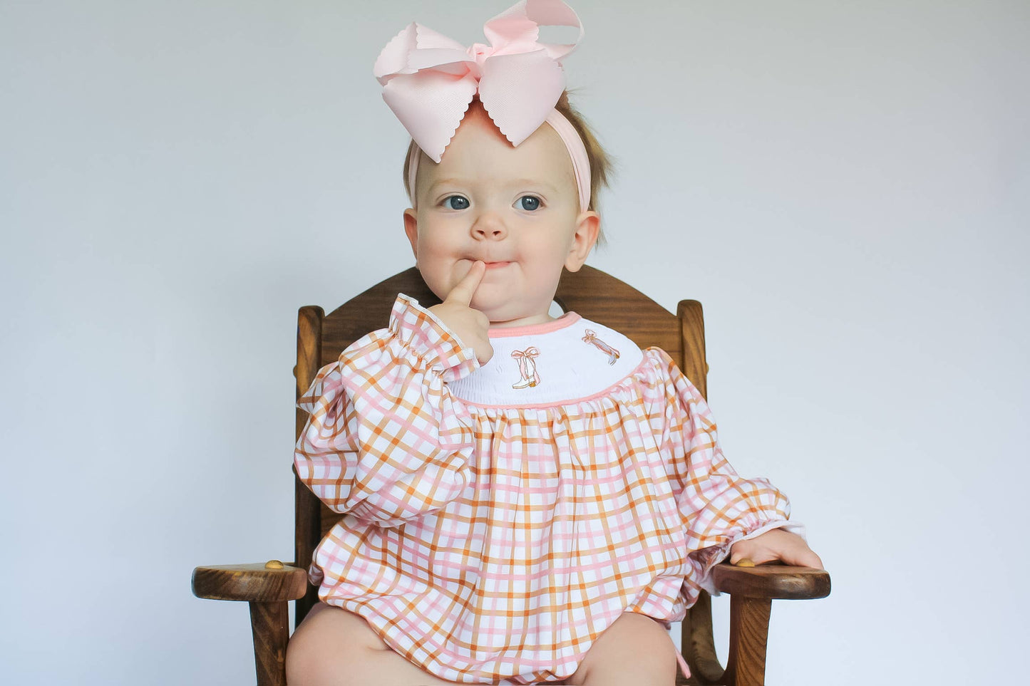 Smocked Boot Bubble Romper