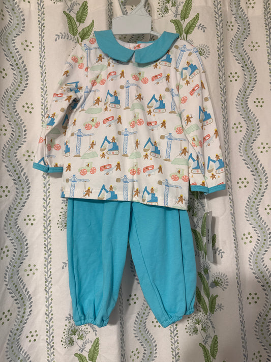 Gingerbread Construction Pant Set