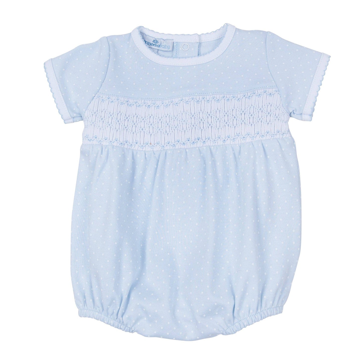 Simply Sweet Smocked Bubble - Light Blue