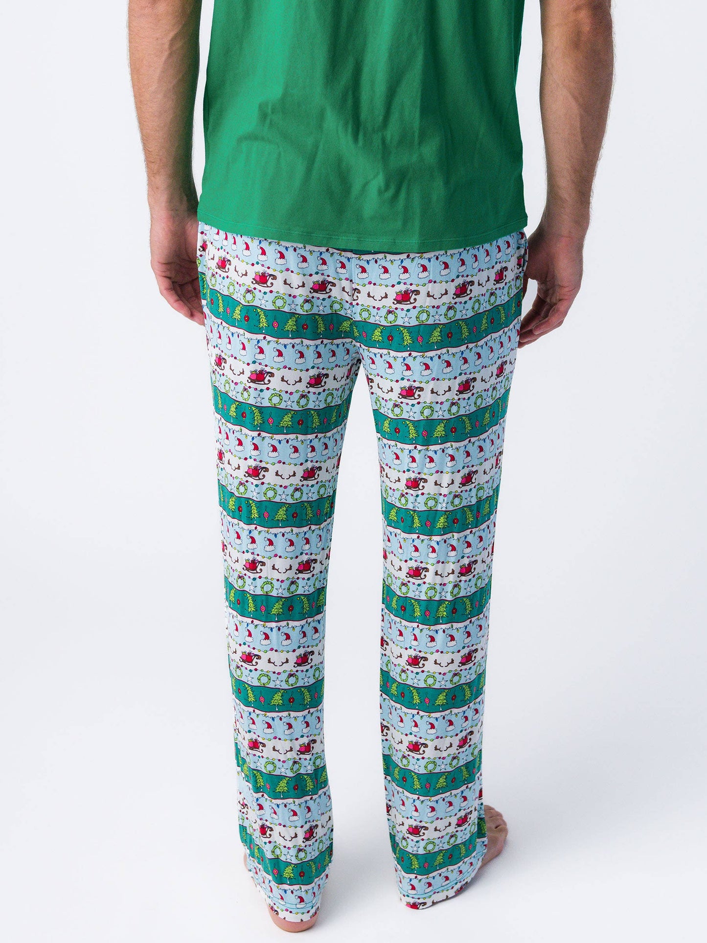 SoftSnooze™ Adult Bamboo Viscose Festive Fair Isle Pajama Pants