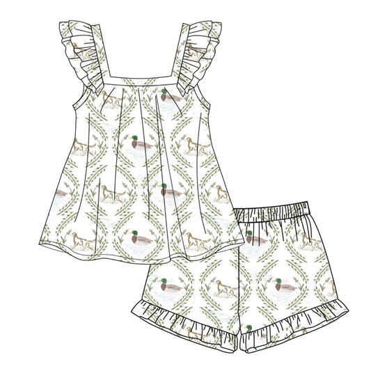 Women's Dapper Trails Frilly Tank Top Pajama Set *ETA May*