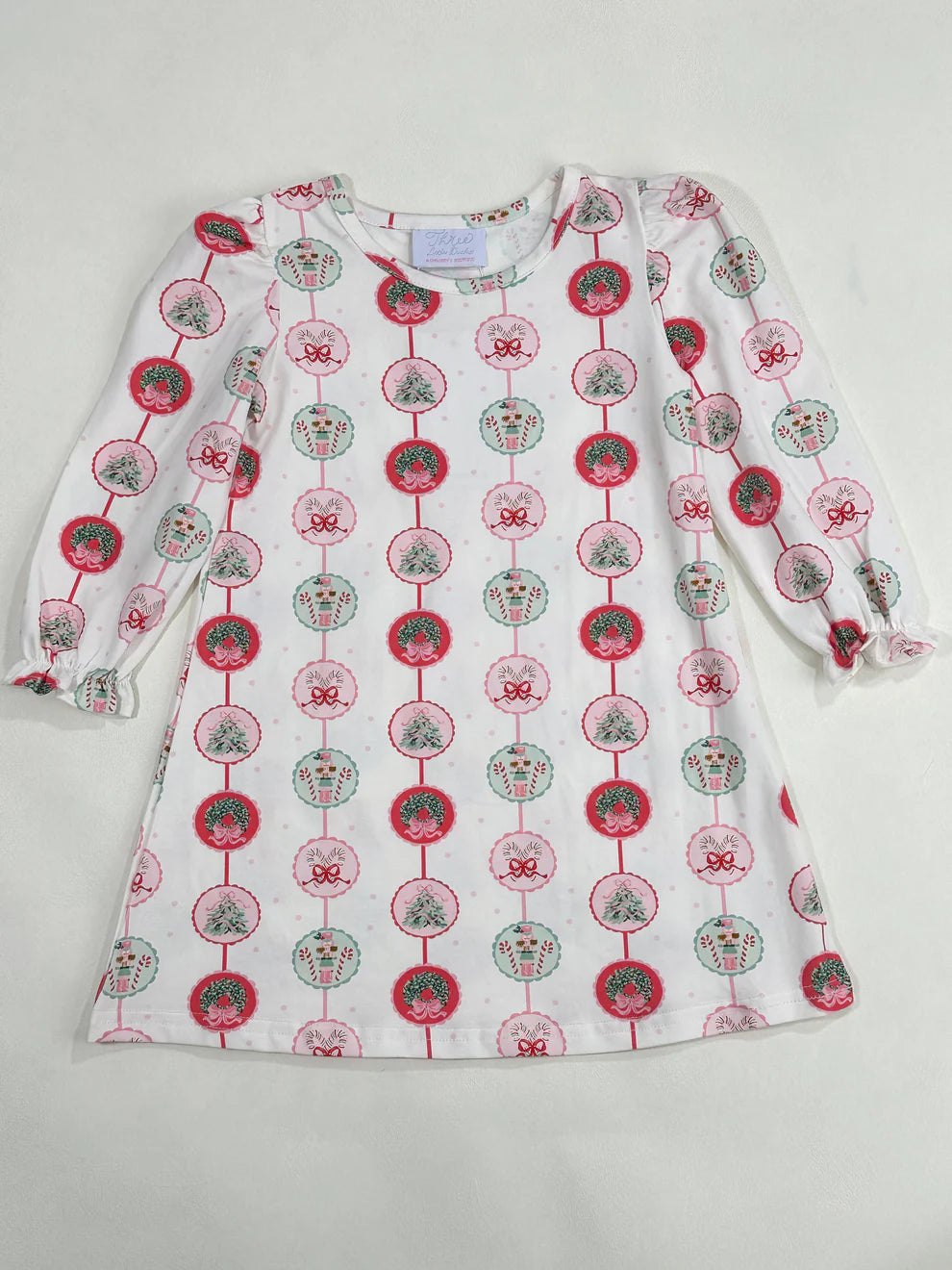 Charlotte Long Sleeve Play Dress- Tinselwood Hall