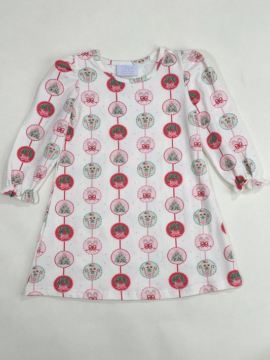 Charlotte Long Sleeve Play Dress- Tinselwood Hall