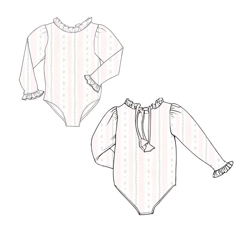 Petit Rosebuds Girls Long Sleeve Swim *05/30 ETA*
