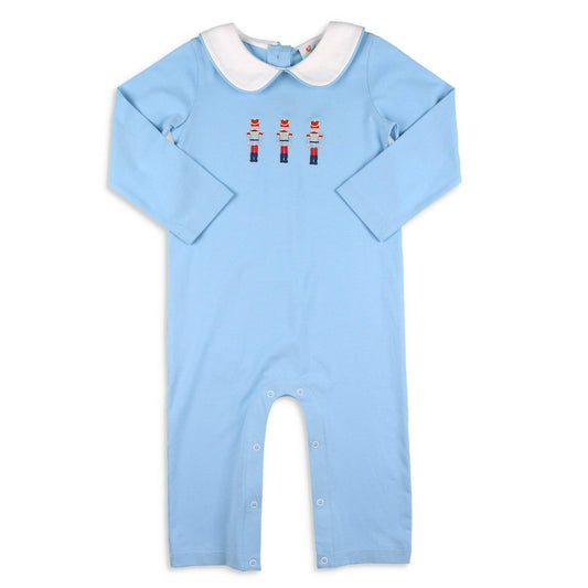 Boys Collar Romper - Nutcracker