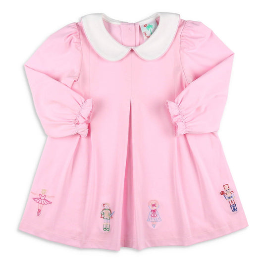 Girls Collar Dress - Nutcracker