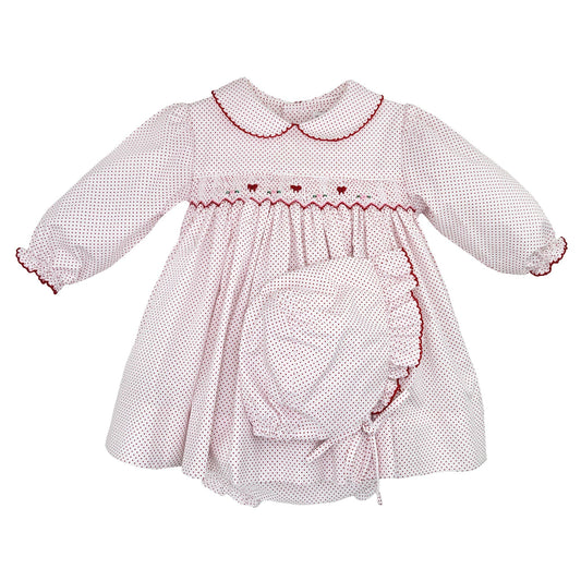 Dress with Corded Smocking