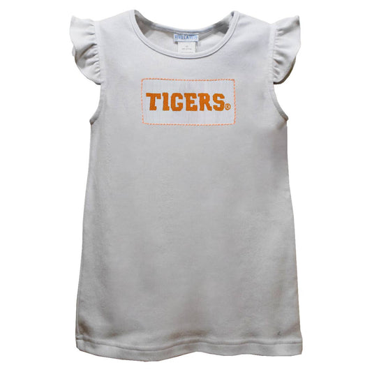 Clemson Tigers Smocked Angel Wing Sleeves T-Shirt