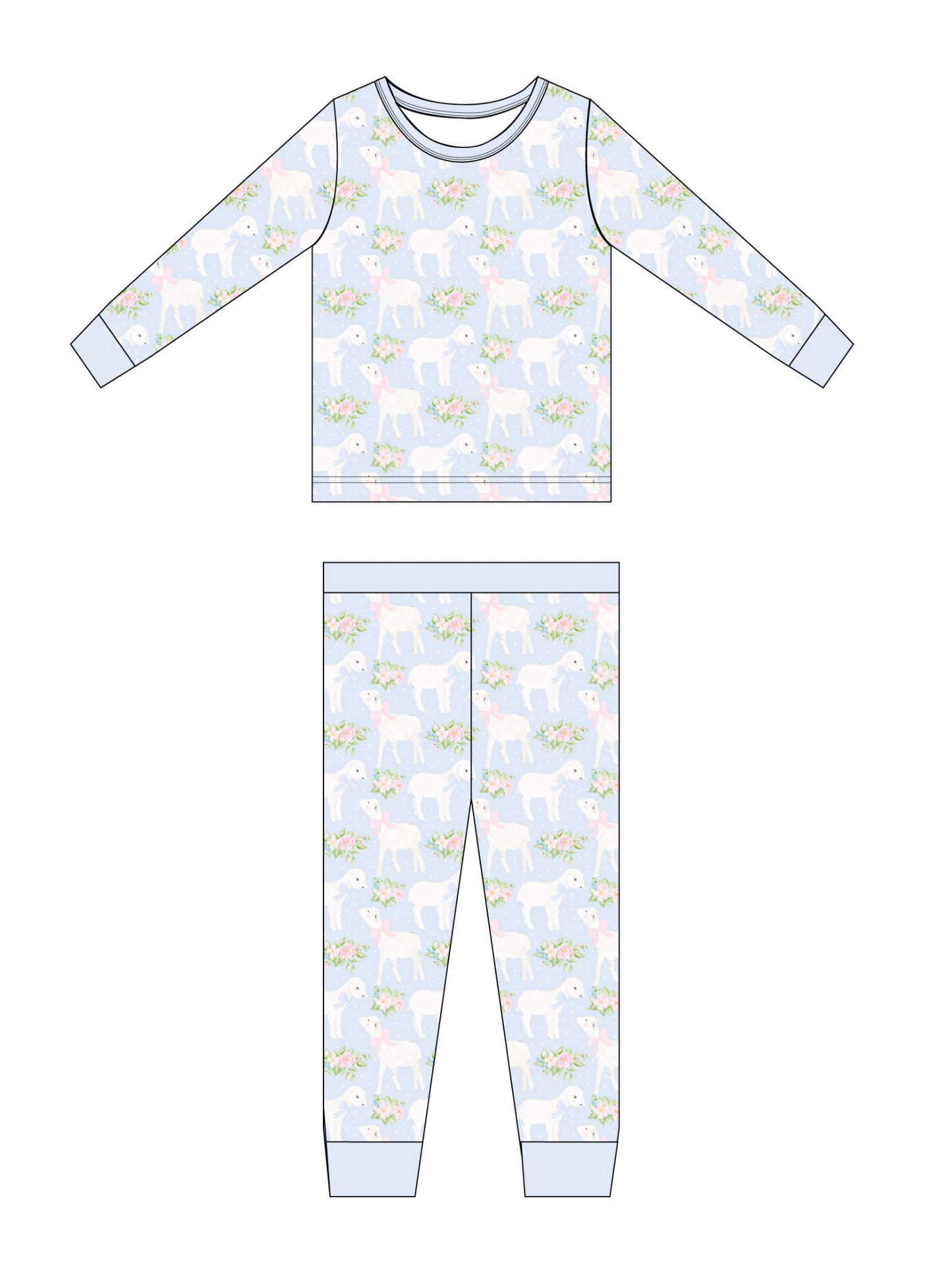 Easter Lambs Jam Set