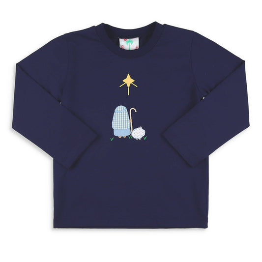 Boys Applique Shirt - Nativity