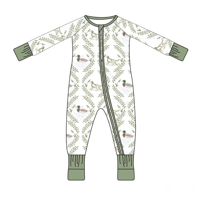 Dapper Trails Zippie Pajama  *ETA May*