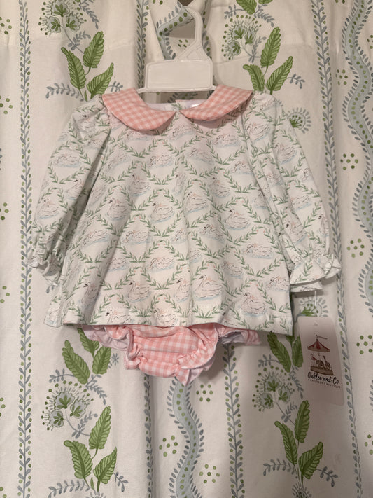 Whimsical Swan Bloomer Set