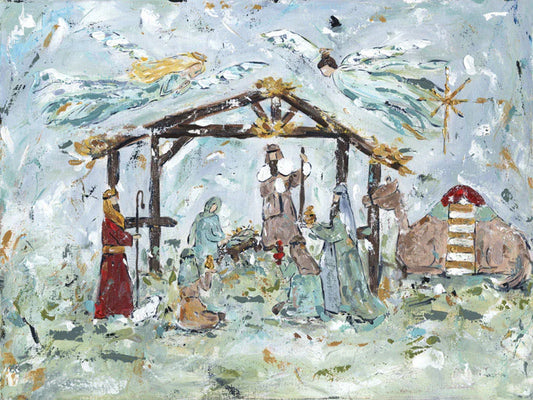 "The Nativity" canvas