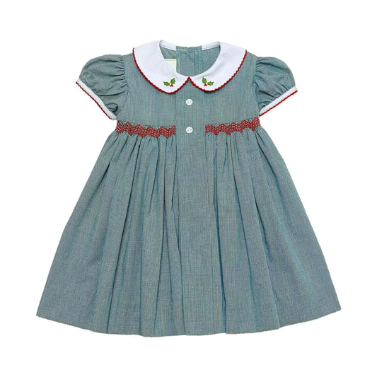 Geo Hollie Seawall Dress - Hunter Green